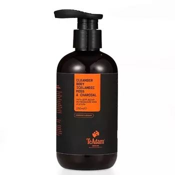 TEADAM Гель для душа Cleanser body ICELANDIC MOSS&CHARCOAL 250.0