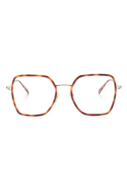 Очки в квадратной оправе Gucci Eyewear, коричневый