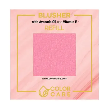 Матовые веганские румяна - рефил - 02 Color Care Baby Pink, 8 гр