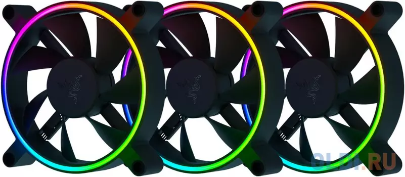 Razer Kunai Chroma RGB 140MM LED PWM Performance Fan - 3 Fans - FRML Packaging