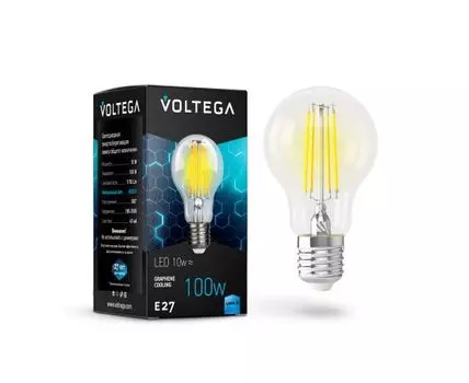 Лампа светодиодная Е27 10W (холодный свет)