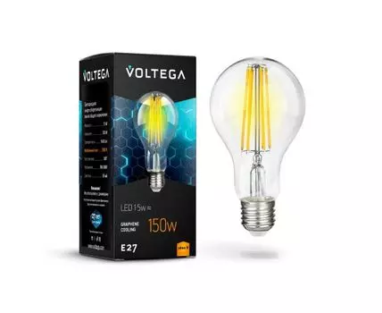 Лампа светодиодная Е27 15W (теплый свет)