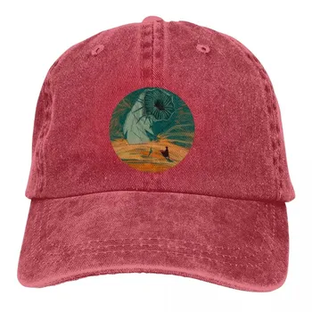 Стираная мужская бейсболка в стиле ретро для дальнобойщиков Snapback ковбойские кепки для папы шляпы для гольфа в стиле фильмов «Приключения в Дюне» Adjustable
