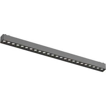 Магнитный трековый светильник ST Luce Skyflat ST673.436.24 черный LED 1*24W 48V