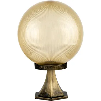 Наземный фонарь IP44 Oasis Light Globo Prism gold 88204PG Gb в форме шара