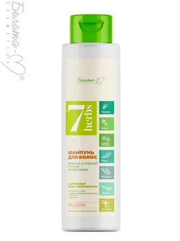 Белита-М COSMETICS Шампунь для волос, жирных у корней и сухих на кончиках 7 herbs 500г