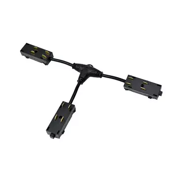 Гибкий Т-образный коннектор трека Denkirs Smart Uni TR2115-BK