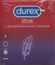 Презервативы Дюрекс элит, 3 шт, (9816-00)