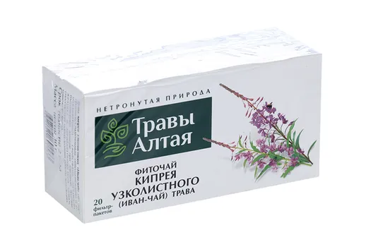 Кипрей узколистный (Иван чай) трава серии Алтай, 1,5 г, 20 шт