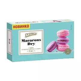 Пирожное какао и клубника со сливками Macarons Dry 80 г