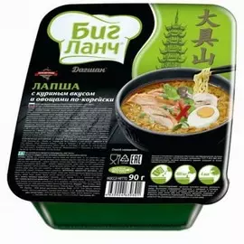 Лапша дагшан курица овощи по-корейски Биг ланч 90 г