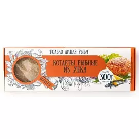 Котлеты рыбные из хека Рыбсеть 300г