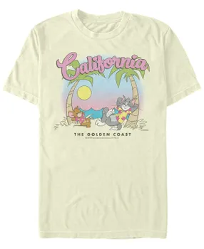 Мужская футболка с коротким рукавом tom jerry california Fifth Sun