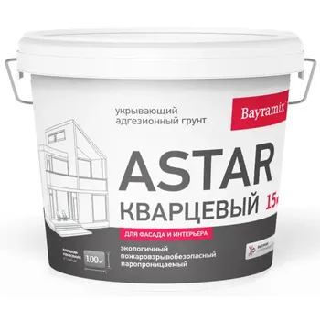 Кварц-грунт Bayramix Астар цвет белый 15 кг