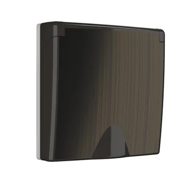 Накладка для розетки IP44 с крышкой (бронзовый) (a051066) Werkel Накладки на встраиваемые механизмы бронза W1179212