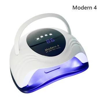 268 Вт Modern1 УФ-гель для ногтей Светодиодная сушилка для ногтей ЖК-дисплей Ледяные лампы для отверждения гель-лака Лампа для двух рук 69 шт. Бусины с вентилятором