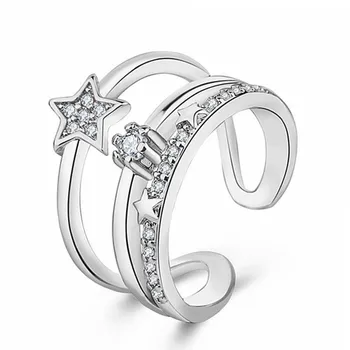 Кольцо с открытым бриллиантом Sweet Diamond