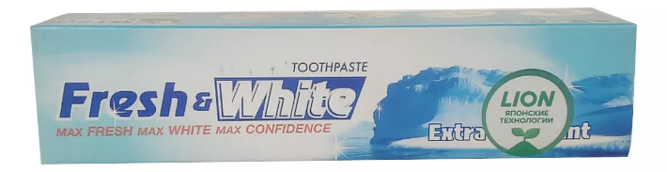 Зубная паста отбеливающая супер Прохладная мята Fresh &amp; White 160г