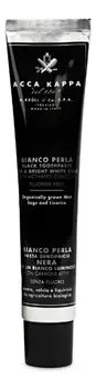 Зубная паста с активированным углем без содержания фтора Bianco Perla Black Toothpaste 100мл