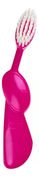 Зубная щетка 6+ Kids Brush (розовая с белой щетиной, для правшей)