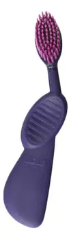 Зубная щетка для левшей с резиновой ручкой Toothbrush Flex Brush Purple SLB-063