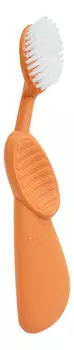 Зубная щетка для правшей с резиновой ручкой Toothbrush Flex Brush White/Orange SRB-180