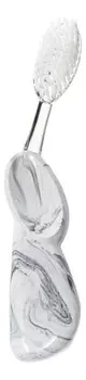 Зубная щетка для правшей со сменной головкой Toothbrush Big Brush White Marble BBR-01
