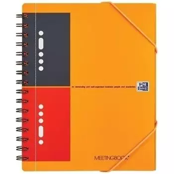 Бизнес-тетрадь "International MeetingBook" A5+, 80 листов в линейку