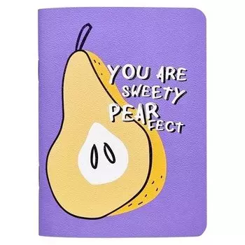Блокнот Be Smart Fruits Груши, в клетку, 32 листа, 105 х 140 мм