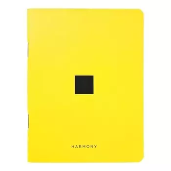 Блокнот Be Smart, коллекция Minimalism, в клетку, 32 листа, 10,5 х 14 см, желтый