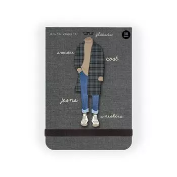 Блокнот Bruno Visconti "Megapolis Journal", 100 листов, А6, в ассортименте