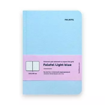 Блокнот для записей "Light blue" А6, 64 листа, в точку