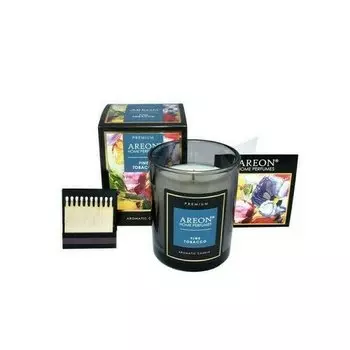 Ароматическая свеча Areon Premium, Fine Tobacco