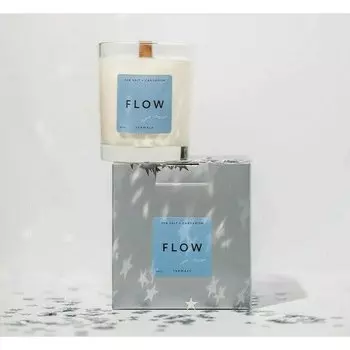 Ароматическая свеча Термальный источник Flow Поток, Seasalt + Cardamon, 250 мл