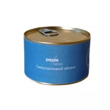 Ароматическая свеча в консервной банке OGON/beton «Смородиновый абсент», 180 г