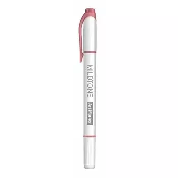 Артмаркер Hatber "Mildtone Pastel" двухсторонний, розовый