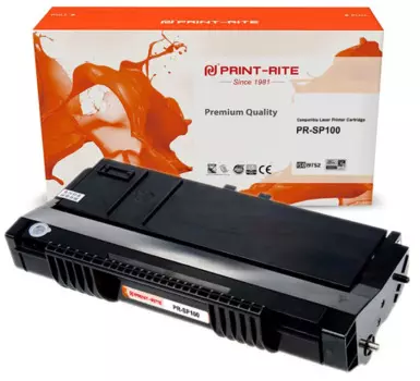 Картридж Print-Rite PR-SP100 SP100 черный (2000стр.) для Ricoh SP100/100SU/100SF
