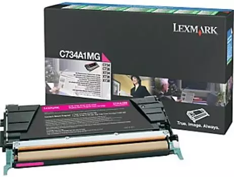 Картридж Lexmark C746A1MG с пурпурным тонером C746, C748, 7K (LRP)