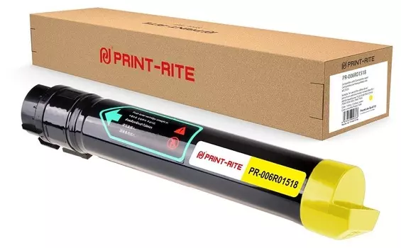 Картридж Print-Rite PR-006R01518 006R01518 желтый (15000стр.) для Xerox WC 7525/7530/7535/7545/7556