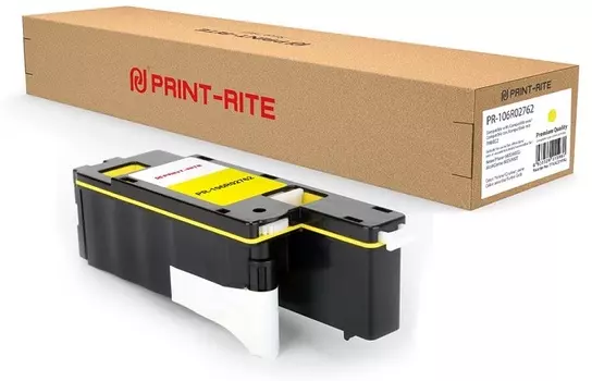 Картридж Print-Rite PR-106R02762 106R02762 желтый (1000стр.) для Xerox Phaser 6020/6022/WC6025/6027