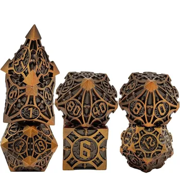 Набор многогранных кубиков DND для ролевой игры D&D Explorers, настольная игра Dungeon and Dragon D20 D12 D10 D8 D6 D4 1