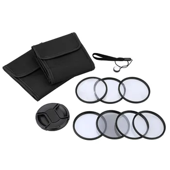 Andoer 62 мм UV+CPL+Star8+Крупный план (+1 +2 +4 +10) Фотофильтр Ультрафиолетовый с круговой поляризацией 62 mm