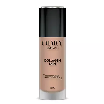 ODRY Маскирующий тональный крем с матовым финишем COLLAGEN SKIN тон 01