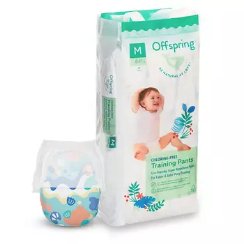 OFFSPRING Трусики-подгузники, M 6-11 кг Море 42.0