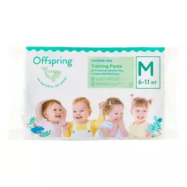 OFFSPRING Трусики-подгузники, Travel pack, M 6-11 кг 3.0