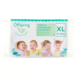 OFFSPRING Трусики-подгузники, Travel pack, XL 12-20 кг 3.0