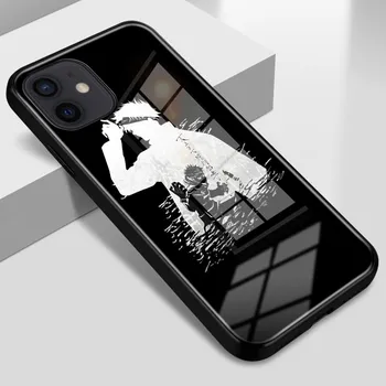 Чехол для iPhone XS Max XR X 8 7 6 14 Plus 13 12 11 14 Pro Max SE Mini Glass Cover Manga Jujutsu Kaisen Itadori Yuji Gojo Satoru iPhone 6 6s