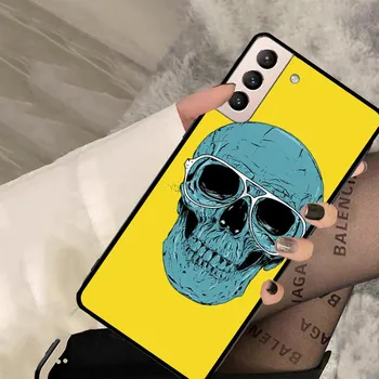 Чехол Gothic Skull для Samsung Galaxy S22 S21 Ultra S20 FE S8 S9 S10 Plus Note 10 Note 20 Ultra Coque Galaxy S8