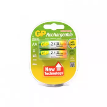 Аккумулятор GP 2700 mAH AA NiMH блистер 2 шт GP270AAHC2DECRC2