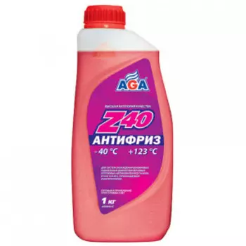 Антифриз, готовый к применению ‎(946 мл/1 кг) AGA Z40 AGA001Z